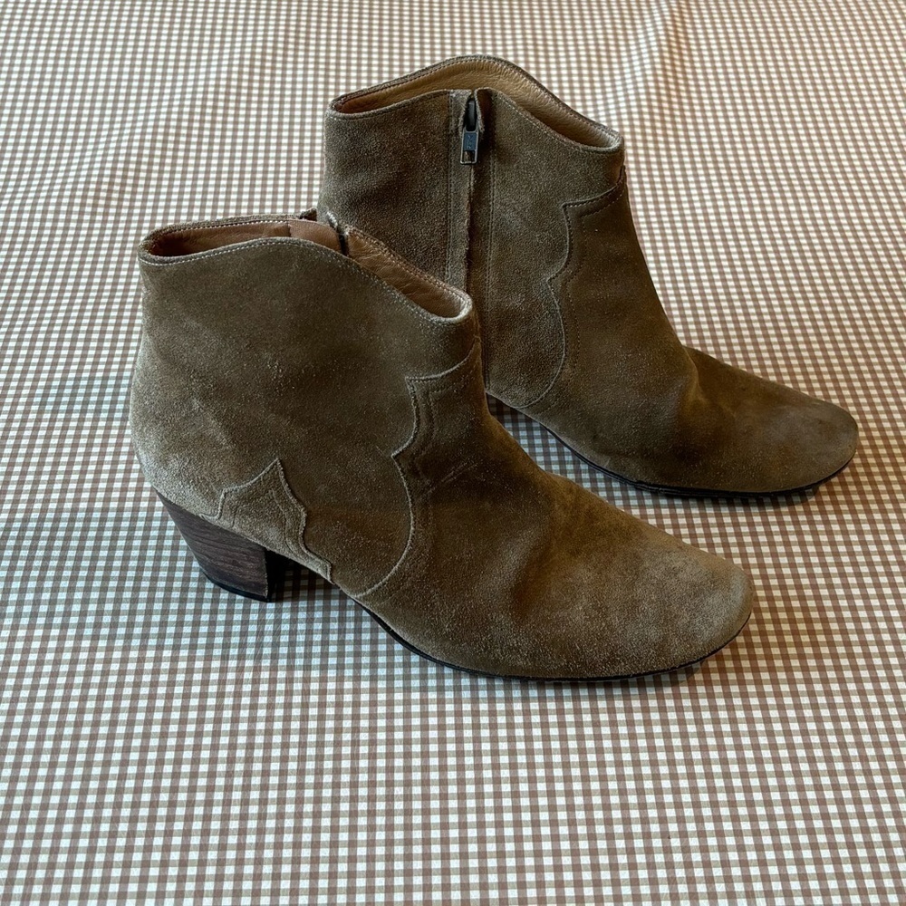 ISABEL‎ MARANT Ètoile The Dicker suede ankle boots. Size 41